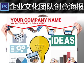 簡約現代企業文化推廣與外賣配送服務創新海報設計概述